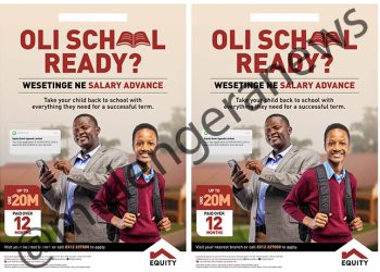 Equity Bank Uganda Helps Families Get Ready for the New School Term with Instant Salary Advance Loans