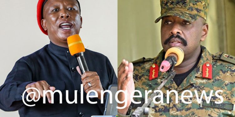 Fire Blazing Between Uganda & South Africa as Gen.Muhoozi Fires Fierce Warning at Julius Malema – ‘Stop It Now’