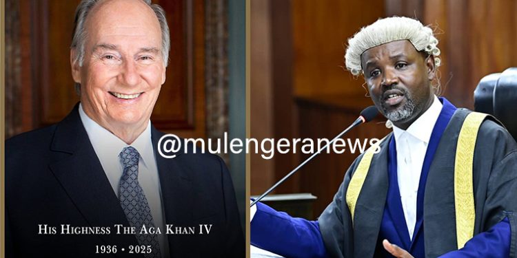 Tayebwa Eulogises Aga Khan, Praises His Contribution to Uganda