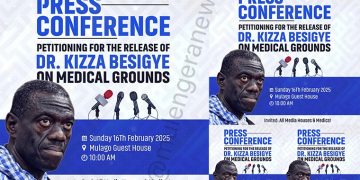 More Isolation for M7 & His Son Gen MK As Ugandan Doctors Declare Solidarity for Kizza Besigye, Making It Clear the Veteran Leader From Rwakitura & Parliament Will Forever Be Held Liable if KB Dies in Prison