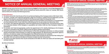 Airtel Uganda Announces Virtual Annual General Meeting: Key Decisions for 2024 Set to Take Center Stage