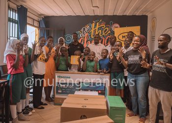 MTN Uganda donates ICT Equipment Worth UGX 20 million to 40 Days Over 40 Smiles Foundation
