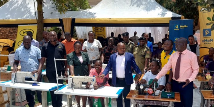 MTN Uganda Empowers Vulnerable Young Women In Iganga With UGX 18M Equipment Donation.