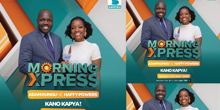 Haffy Powers Joins Adam Kungu to Host Morning Xpress on Sanyuka TV