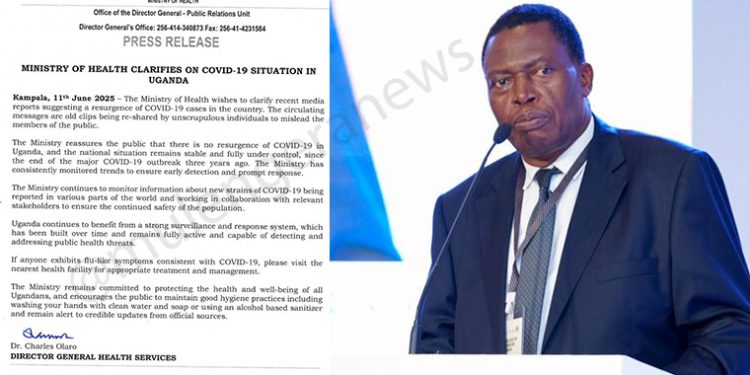 MoH Dismisses Social Media Rumors: No COVID-19 Outbreak in Uganda