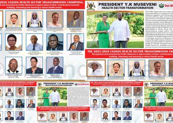Dr.Mathias Magoola, President Museveni, Speaker Anita Among & 10 others named Uganda Health Sector Transformation Champions