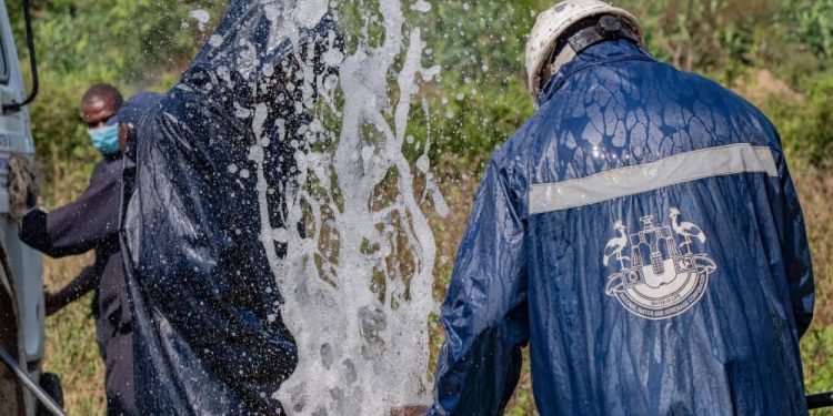 NWSC Drills Motorized Borehole in Kalongo to Boost Supply in Water-stressed Pader