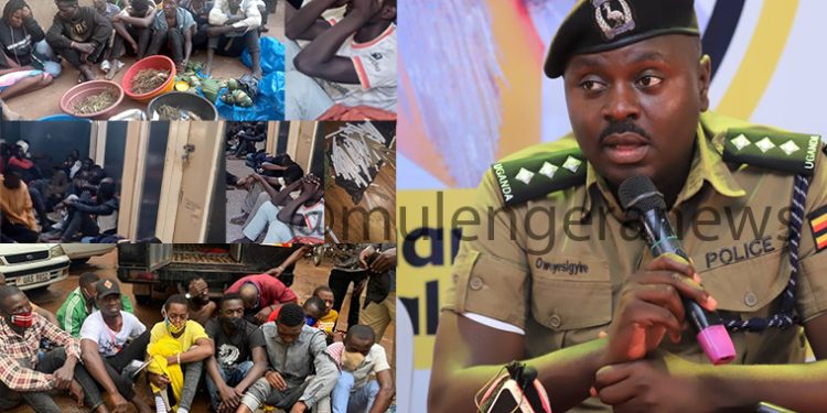 How Jam Thieves Operate: Kampala Police Arrest Nine in Bold Traffic Theft Crackdown
