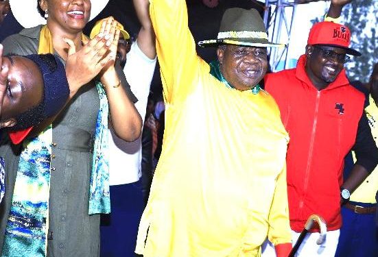 General Otafiire Rallies Support for NRM and President M7 at Colourful Mitooma Thanksgiving-Alongside His Vibe-Filled Wife