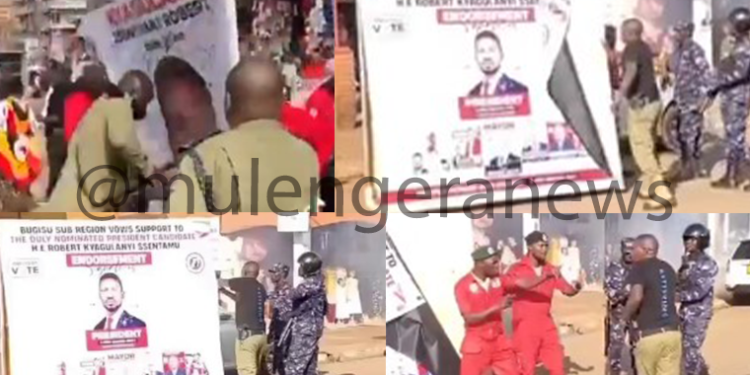 Public Demands Action After Police Officers Caught Destroying NUP Posters