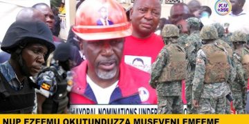 Kyagulanyi Supporters Beaten By Security as Singer Alien Skin Storms NUP HQ Armed with Arrows
