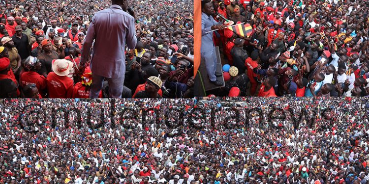 Vowing to Win & Become Uganda’s Next President, H.E Kyagulanyi Pulls Large Crowds in Budaka & Butebo