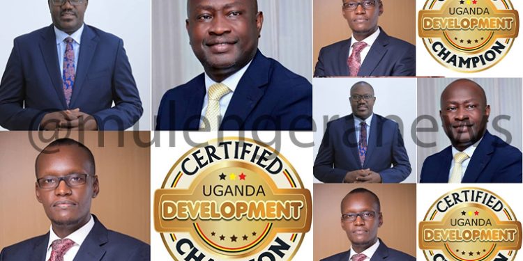 Lawyer Edwin Karugire, MFPED’s Dr Sengonzi Ddamulira & Foreign Affairs PS Vicent Bagiire Scoop Uganda Development Champions Award 2025 from Public Opinions
