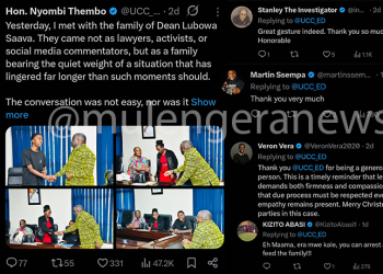 Led by Pastor Martin Ssempa, Ugandans Thank UCC Boss Nyombi Thembo for Reaching Out to Support Dean Lubowa Saava’s Family Thru the Xmas Period