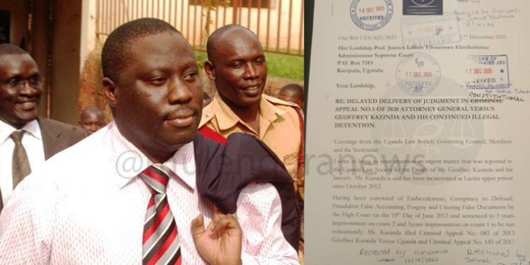 Uganda Law Society Urges Supreme Court to Fast-Track Ruling in Kazinda Appeal