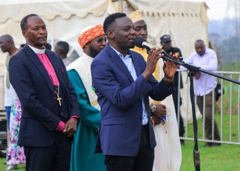 Museveni and NRM Supporters Brave Heavy Rain in Wakiso, Challenging Bobi Wine as Ghanaian King Joins Nansana Rally!