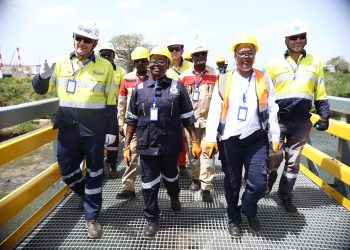 Ugandan, Tanzanian Ministers Tour Strategic EACOP Marine Terminal