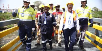Ugandan, Tanzanian Ministers Tour Strategic EACOP Marine Terminal