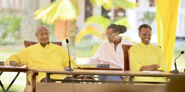 Museveni Meets Masaka Catholic Bishop & Gives Terms For The Release Of Pro-NUP Kyagulanyi Priest Fr. Deusdedit Ssekabira