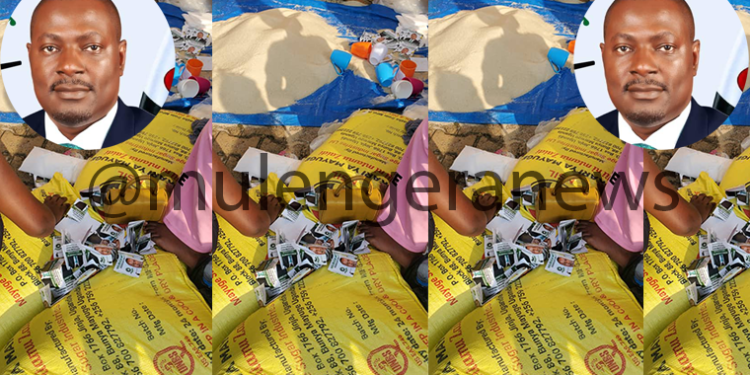 Seven People Arrested Packing Sugar Mixed with Posters of Mukono North Parliamentary Candidate