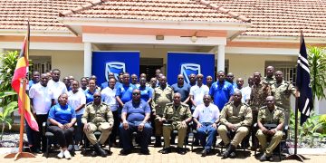 Stanbic Bank lights up Kabalye Police training facility with UGX100m solar equipment