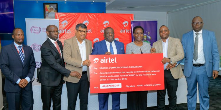 UCC Receives UGX 42.9 Billion from Airtel to Boost Rural Connectivity