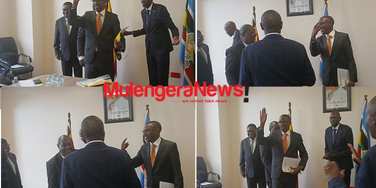 Kiryowa Praised for Leaving Firm Foundation at AG Chambers & for Funding Fellow Ministers’ Reelection Campaign as Sam Mayanja Takes Charge