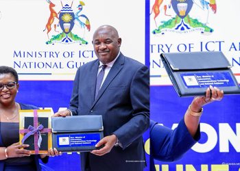 Dr. Baryomunsi Bids Farewell, Urges Increased Funding for ICT Ministry as Lumumba Takes Over