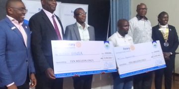 UCC Injects Shs 20 Million into Rotary Club of Kampala Ssese Islands Innovation, Health and Community Projects as Itwau Leadership Comes to an End
