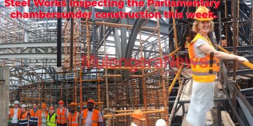 Crucial New Parliament Block Works Enter Final Phase as 3m Kgs of Steel Gets Installed