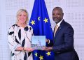Tayebwa, Vautmans Hold Talks in Brussels to Strengthen Uganda-EU Parliamentary Cooperation and Regional Partnership