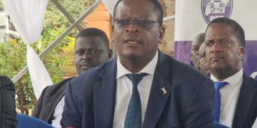 PFF’s Lulume Protests As Besigye is Rushed to MK’s Military Hospital at Mbuya