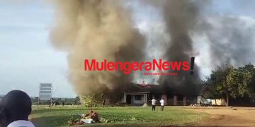 Shs1BN Lost as Refugees Become Hopeless, Burn Arua OPM Building!!!