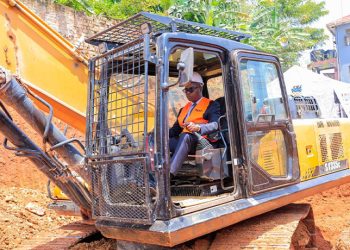 At New UBOS Office Ground Breaking Ceremony, Finance Minister Musasizi Predicts Dr. Chris Mukiza’s Long Stay, Tells Why Cabinet is Happy with Him