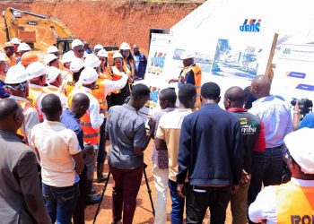 At New UBOS Office Ground Breaking Ceremony, Finance Minister Musasizi Predicts Dr. Chris Mukiza’s Long Stay, Tells Why Cabinet is Happy with Him