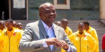 Speaker Oboth Boosts Kigali- Bound Amus College with Shs. 10m for CAF Schools Football Championship