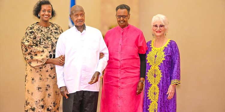 Janet Museveni Makes First Public Appearance in Five Months After Health Scare, Hosts Evangelist Osborn With President Museveni