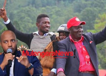 No M7 Criticism as Nambeshe Leads NUP Leaders to Mourn King Oyo at Buziga