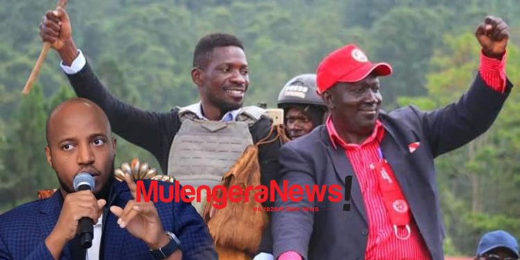 Led by Nambeshe, Bobi Wine Representatives Fear to Criticize Museveni at Oyo Buziga Vigil