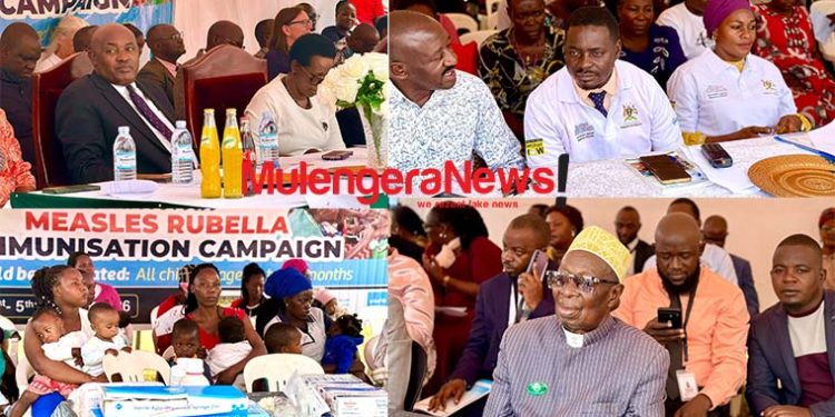 Health Ministry Launches National Measles-Rubella Campaign as Baryomunsi Personally Immunizes Children in Wakiso